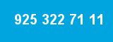 925 322 71 11 925 322 71 11